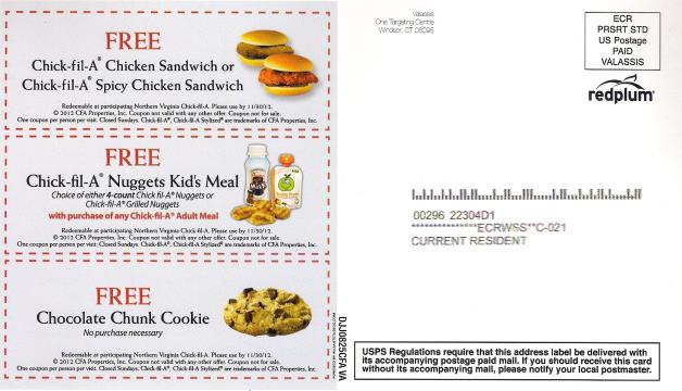 Free Printable Chick Fil A Coupons