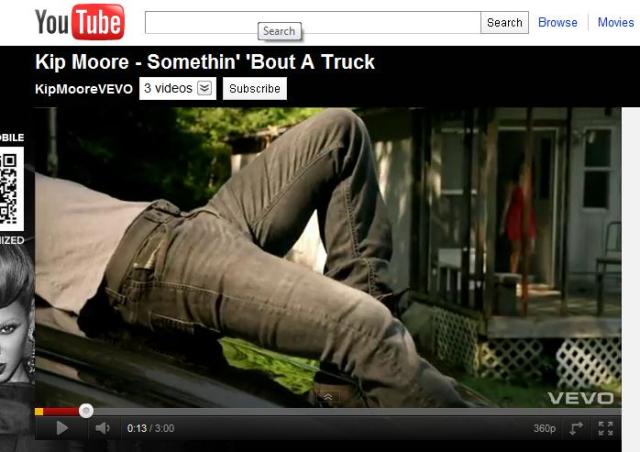 Video Screen Grab Somthin' 'Bout a Truck Kip Moore