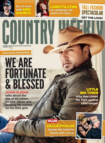Jason Aldean Country Weekly Cover October 1, 2012